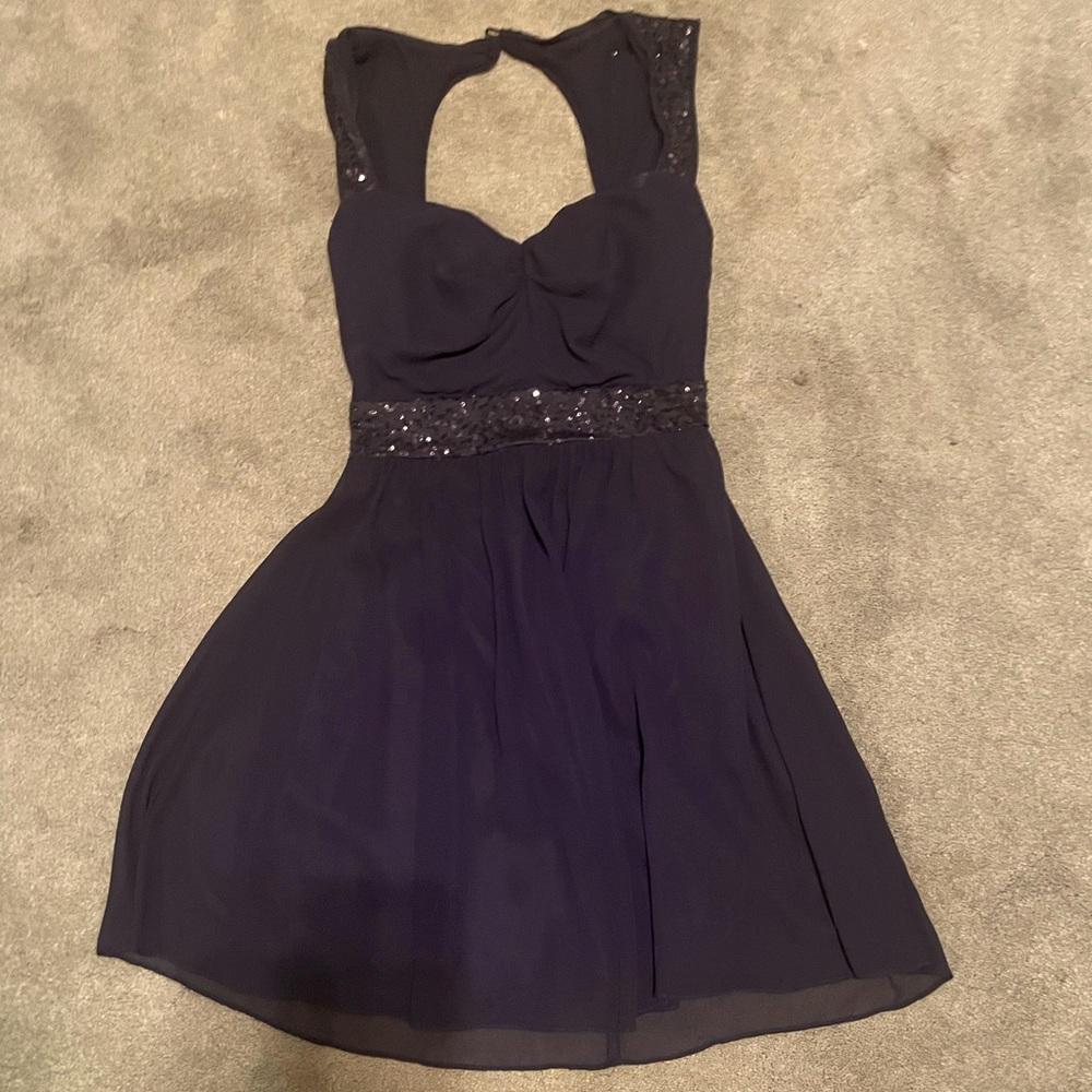 B. Darlin prom dress size 1-2. Worn once.